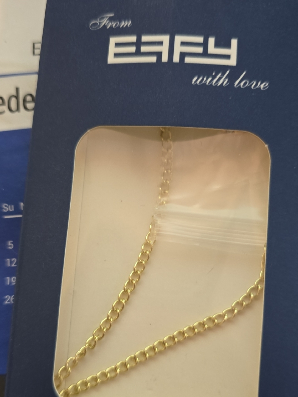Effy Gold Tone Chain Necklace And Charms